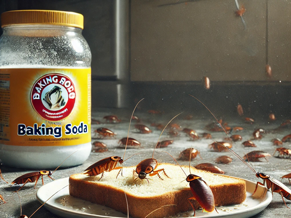 Diệt gián bằng baking soda - Ảnh minh họa