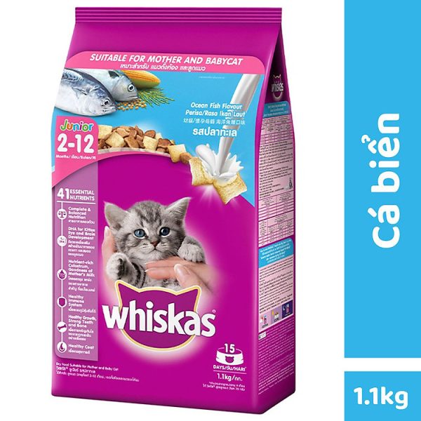 d an cho meo con whiskas v ca bi n va s a d ng tui 11 kg 1