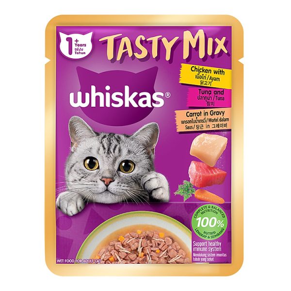 h p 12 goi th c an cho meo whiskas tastymix 1 years mix 4 v 70g goi 2