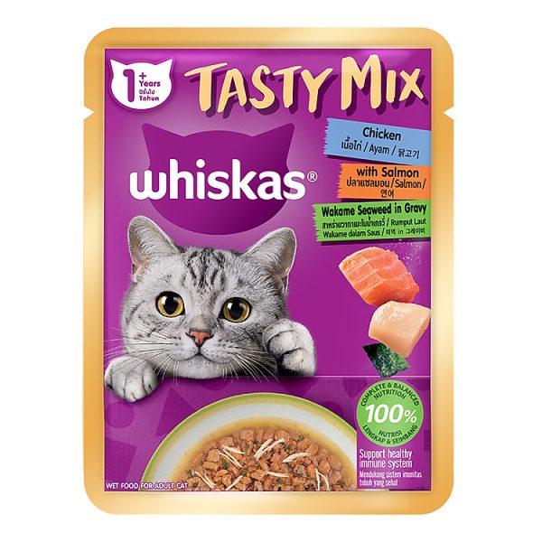 h p 12 goi th c an cho meo whiskas tastymix 1 years mix 4 v 70g goi 4