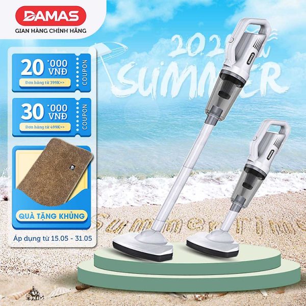 may hut b i c m tay khong day s d ng pin s c damas vacuum cleaner d610w