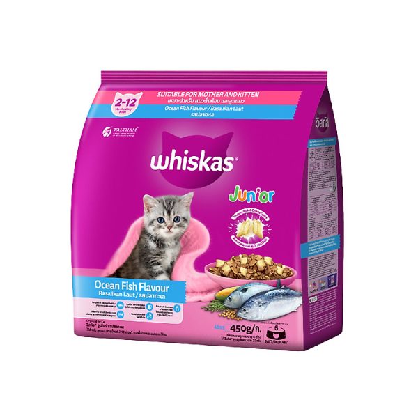 th c an cho meo con whiskas junior 2 12 monthsv ca bi n 450g tui